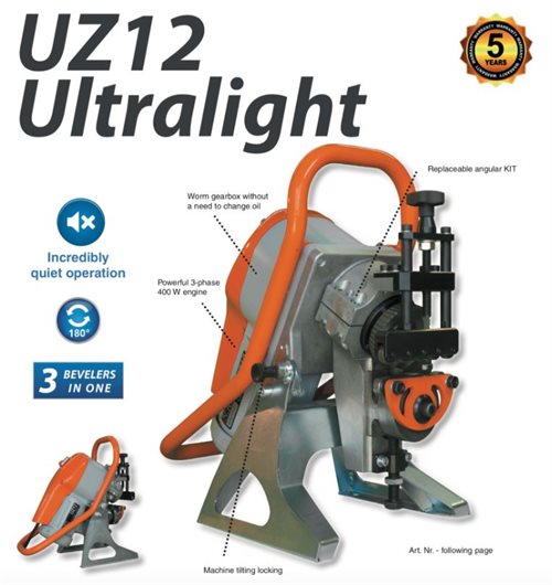 N022 - UZ12 Machine W/Ultralight KIT 30°+45° 400V, 50Hz BEVL1021
